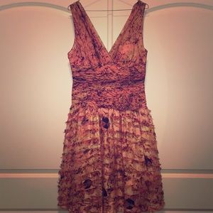 Rickie Freeman Silk Cocktail Dress